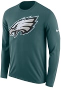Philadelphia Eagles Nike Primary Logo T Shirt - Midnight Green