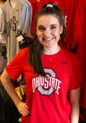 Ohio State Buckeyes Nike Logo Performance T Shirt - Red