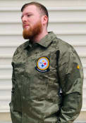 Pittsburgh Steelers Nike Salute To Service Lightweight Light Weight Jacket - Olive
