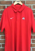 Ohio State Buckeyes Nike DriFit Franchise Polo Shirt - Red