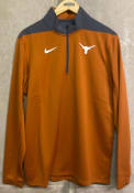 Texas Longhorns Nike Fan Fave 1/4 Zip Pullover - Burnt Orange