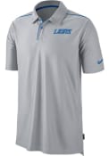 Detroit Lions Nike Team Issue UV Polo Shirt - Grey