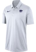 Nike Mens White K-State Wildcats Franchise Polo Shirt