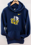 Michigan Wolverines Nike Vault Hooded Sweatshirt - Navy Blue