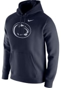 Penn State Nittany Lions Nike Club Hooded Sweatshirt - Navy Blue