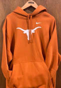 Texas Longhorns Nike Club Hooded Sweatshirt - Burnt Orange
