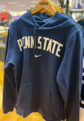 Penn State Nittany Lions Nike Arch Hooded Sweatshirt - Navy Blue