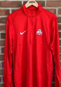 Ohio State Buckeyes Nike Core Performance 1/4 Zip Pullover - Red