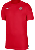 Ohio State Buckeyes Nike Coach Team Issue T Shirt - Red
