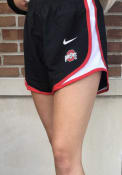 Ohio State Buckeyes Womens Nike Tempo Shorts - Black