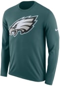 Philadelphia Eagles Nike Primary Logo T Shirt - Midnight Green