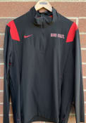 Ohio State Buckeyes Nike Sideline Coach 1/4 Zip Pullover - Black