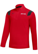 Ohio State Buckeyes Nike Sideline Coach 1/4 Zip Pullover - Red