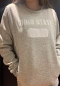 Ohio State Buckeyes Nike Twil Club Fleece Crew Sweatshirt - Grey