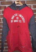 Ohio State Buckeyes Nike Fan 2 Hooded Sweatshirt - Red