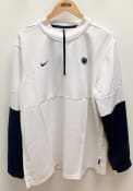 Penn State Nittany Lions Nike Color Block Therma 1/4 Zip Pullover - White