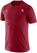 Oklahoma Sooners Nike Jordan Small Left Chest Logo T Shirt - Crimson
