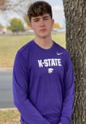 K-State Wildcats Nike DriFit Lockup T Shirt - Purple