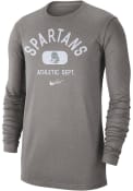 Michigan State Spartans Nike Textured T Shirt - Grey
