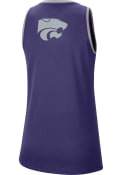 Nike Womens Purple K-State Wildcats Tomboy Tank Top