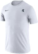 Michigan State Spartans Nike Legend Performance Small Logo T Shirt - White