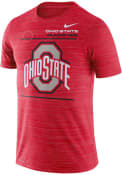 Ohio State Buckeyes Nike Sideline Velocity T Shirt - Red