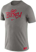 Ohio State Buckeyes Nike Brush Phrase T Shirt - Grey