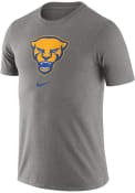 Pitt Panthers Nike Asbury Logo T Shirt - Grey