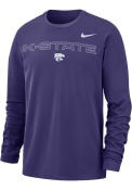 K-State Wildcats Nike Team Issue Sideline T Shirt - Purple