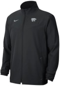 K-State Wildcats Nike Sideline Woven Full Zip Light Weight Jacket - Black