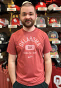 Oklahoma Sooners Nike Old School Arch Fashion T Shirt - Crimson