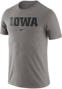 Iowa Hawkeyes Nike Essential Wordmark T Shirt - Grey