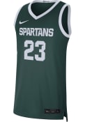 Michigan State Spartans Nike Name Basketball Jersey - Green