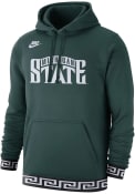 Michigan State Spartans Nike Retro Fleece Hooded Sweatshirt - Green