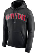Ohio State Buckeyes Nike Arch Name Hooded Sweatshirt - Black
