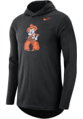 Oklahoma State Cowboys Nike Retro Tee Hooded Sweatshirt - Black