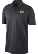 Pitt Panthers Nike Dri-FIT Polo Shirt - Grey