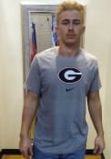 Georgia Bulldogs Nike Essential Logo T Shirt - Grey