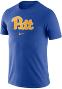 Pitt Panthers Nike Essential Logo T Shirt - Blue