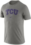 TCU Horned Frogs Nike Essential Wordmark T Shirt - Grey