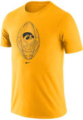 Iowa Hawkeyes Nike Football Legend T Shirt - Gold
