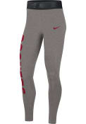 Oklahoma Sooners Womens Nike High Waist Legging Pants - Grey