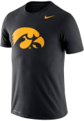Iowa Hawkeyes Nike Legend Logo T Shirt - Black