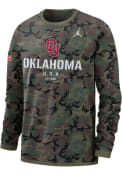 Oklahoma Sooners Nike Military T Shirt - Olive