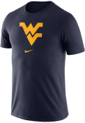 West Virginia Mountaineers Nike Essential Logo T Shirt - Navy Blue