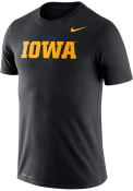 Iowa Hawkeyes Nike Legend Wordmark T Shirt - Black