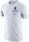 Michigan State Spartans Nike Team Issue T Shirt - White