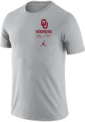 Oklahoma Sooners Nike Team Issue T Shirt - Grey