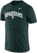 Michigan State Spartans Nike Team Issue Velocity T Shirt - Green