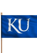 Kansas Jayhawks 3x5 Blue Sleeve Applique Flag